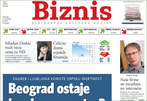Dragan varagic - biznis novine intervju
