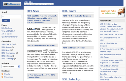 XBRL blog magazine