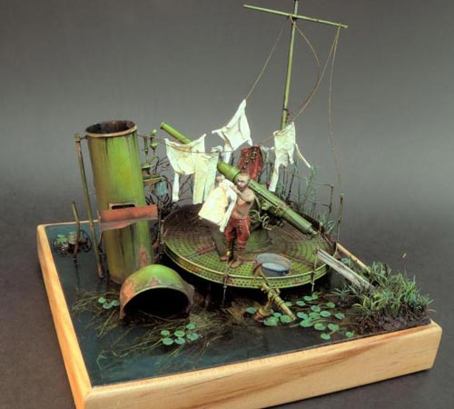 Sokol diorama