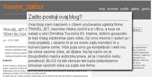 Travel jet zlatibor crisis case