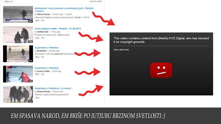 aktivisti sns-a skidaju youtube klipove