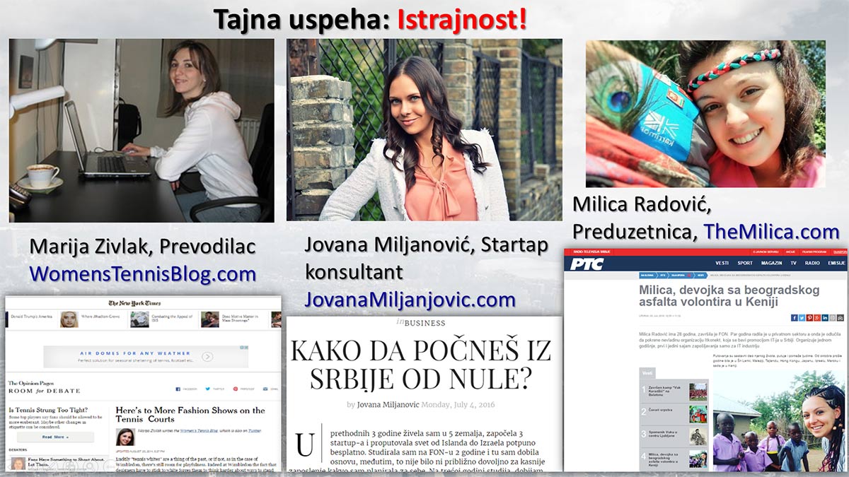 Milica Radovic, Jovana Miljanovic, Marija Zivlak